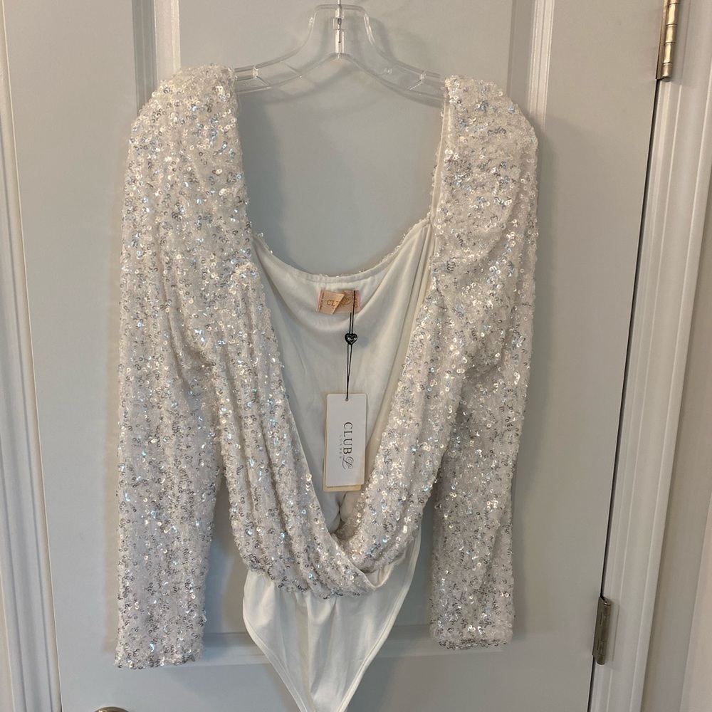 Sequin body suit